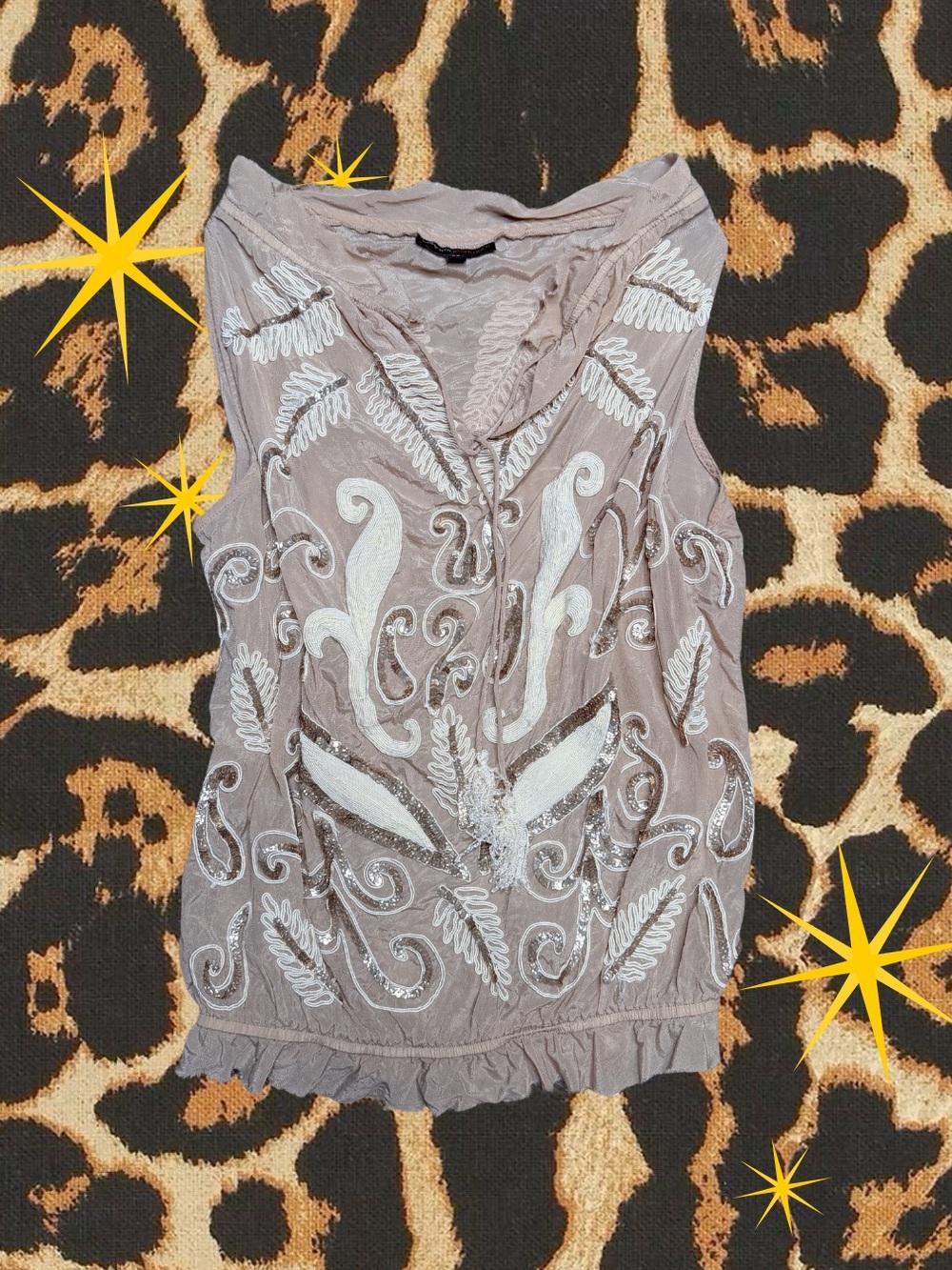 ANTHROPOLOGIE | Namrata Joshipura | Embroidered Aparna Blouse | Fair Condition